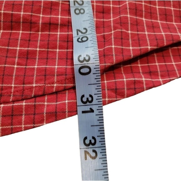 Tommy Hilfiger Striped Button Up Shirt Red Men's XL Long Sleeve Retro Preppy‎ - Picture 8 of 8
